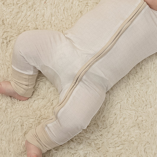 White Baby Romper Pattern